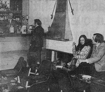 Interior view of the Bon Accord 1971.